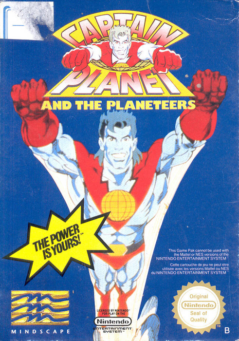 Captain Planet - NES - Loose Video Games Nintendo   