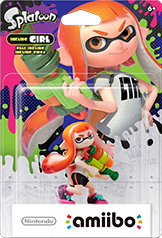 Inkling Girl - Orange - Amiibo - Sealed Video Games Nintendo   