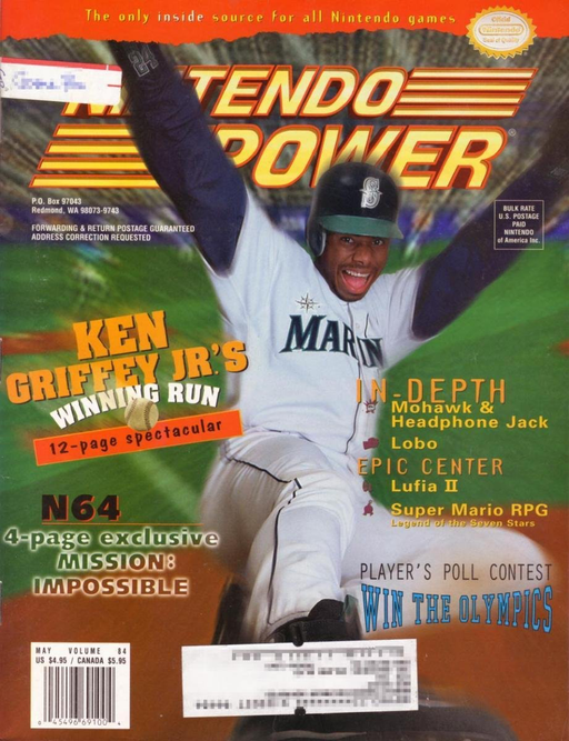 Nintendo Power - Issue 084 - Ken Griffey Jr Winning Run Odd Ends Nintendo   