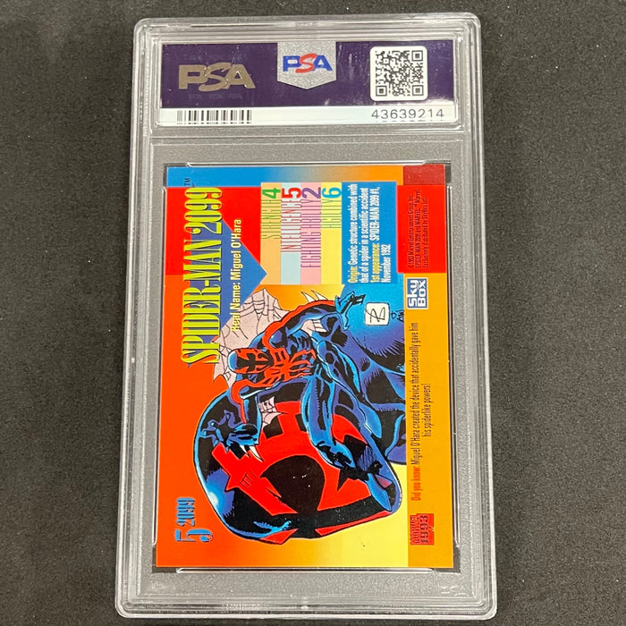 Marvel Universe 1993 - 2099 05- Spider-Man 2099 - PSA 9 Vintage Trading Card Singles Skybox   