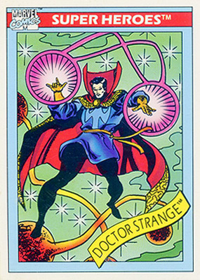 Marvel Universe 1990 - 034 - Doctor Strange Vintage Trading Card Singles Impel