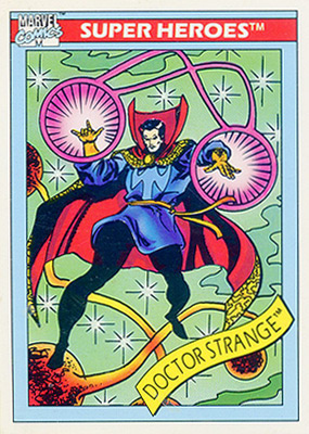 Marvel Universe 1990 - 034 - Doctor Strange Vintage Trading Card Singles Impel   