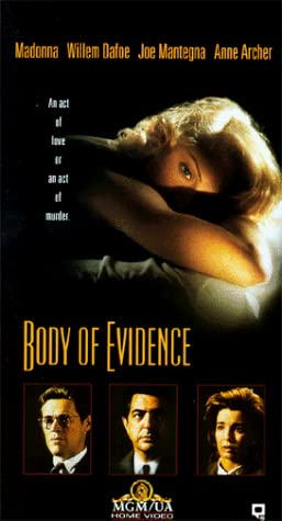 Body of Evidence - VHS Media Heroic Goods and Games   