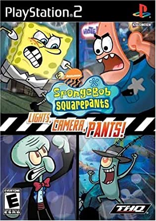 Spongebob Squarepants - Lights, Camera, Pants! — Playstation 2 - Complete Video Games Sony   