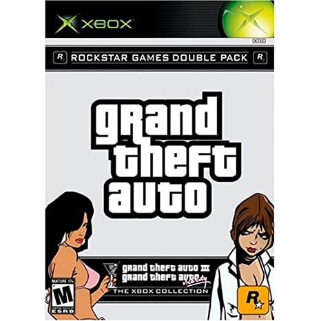 Grand Theft Auto Double Pack - Xbox - in Case Video Games Microsoft   