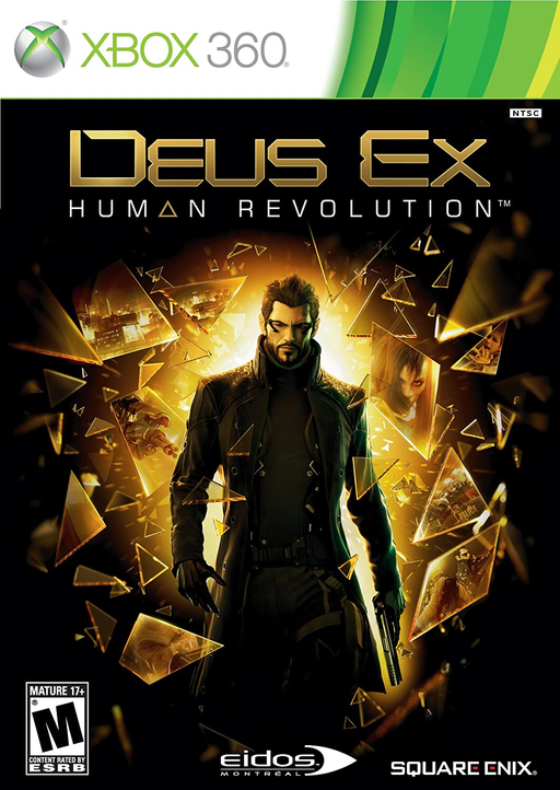 Deus Ex - Human Revolution - Xbox 360 - in Case Video Games Microsoft   