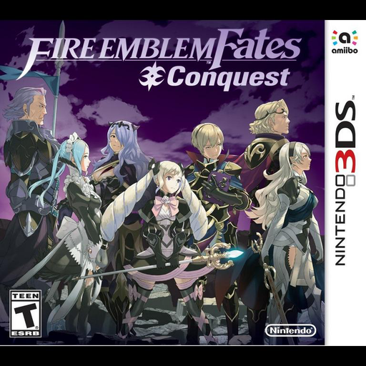 Fire Emblem Fates - Conquest - 3DS - in Case Video Games Nintendo   