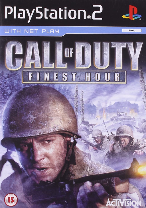 Call of Duty Finest Hour - Playstation 2 - Complete Video Games Sony   