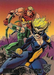 Marvel DC Amalgam 1996 - 18 - JLA: Canary/Goliath, Hawkeye Vintage Trading Card Singles Skybox   