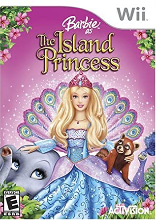 Barbie as The Island Princess - Wii - in Case Video Games Nintendo   