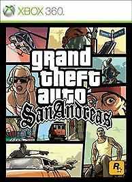 Grand Theft Auto - San Andreas - Xbox 360 - Complete Video Games Microsoft   