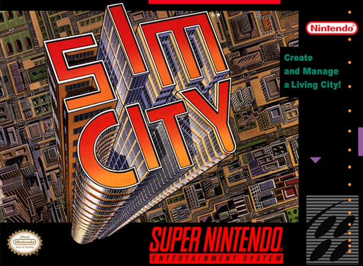 Sim City  - SNES - Loose Video Games Nintendo   