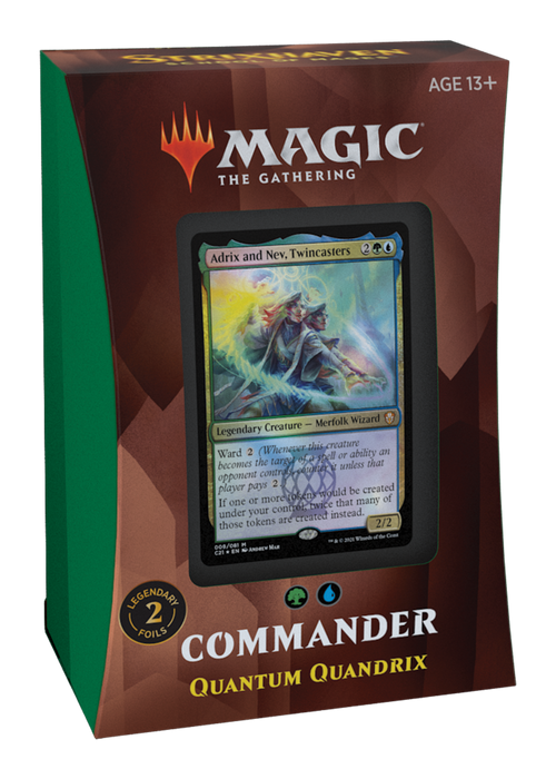 Magic the Gathering CCG: Strixhaven - School of Mages Commander 2021 Deck - Quantum Quandrix CCG WIZARDS OF THE COAST, INC   
