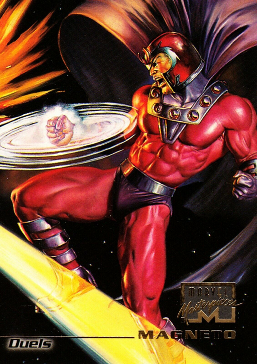 Marvel Masterpieces 1996 - 71 - Magneto Vintage Trading Card Singles Heroic Goods and Games