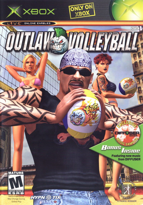 Outlaw Volleyball - Xbox - in Case Video Games Microsoft   