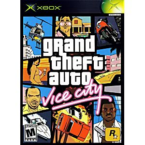Grand Theft Auto Vice City - Xbox - in Case Video Games Microsoft   