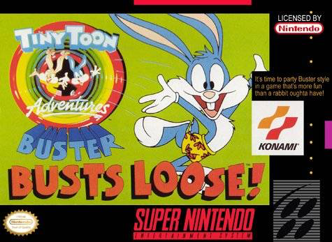 Tiny Toon Adventures - Buster Busts Loose  - SNES - Loose Video Games Nintendo   