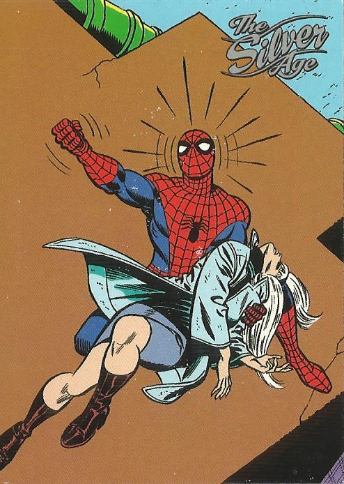 Marvel - The Silver Age 1998 - 99- Amazing Spider-Man #121 Vintage Trading Card Singles Skybox