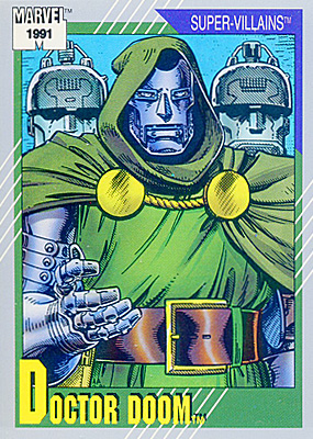 Marvel Universe 1991 - 088 - Doctor Doom Vintage Trading Card Singles Impel   