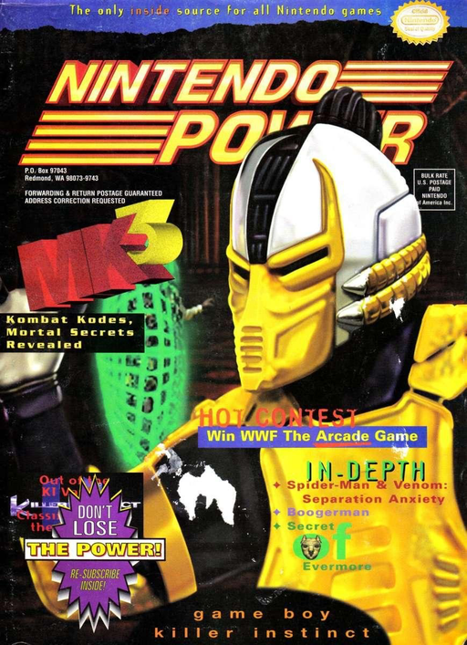 Nintendo Power - Issue 078 - Mortal Kombat 3 Odd Ends Nintendo   