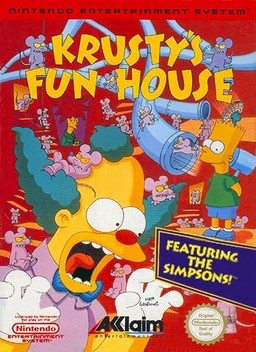 Krusty’s Fun House - NES - Loose Video Games Nintendo   