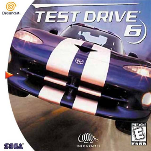 Test Drive 6 - Dreamcast - Complete Video Games Sega   