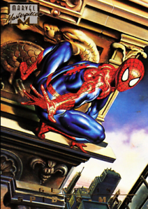 Marvel Masterpieces 1996 - 85 - Spider-Man Vintage Trading Card Singles Heroic Goods and Games