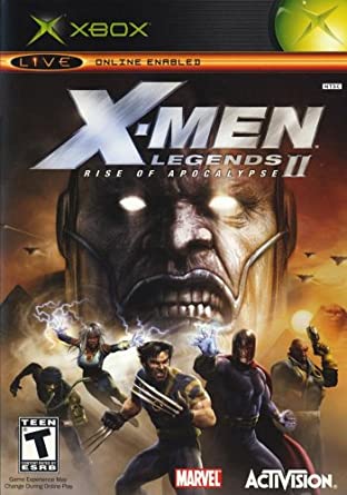 X-Men Legends II - Rise of Apocalypse - Xbox - in Case Video Games Microsoft   