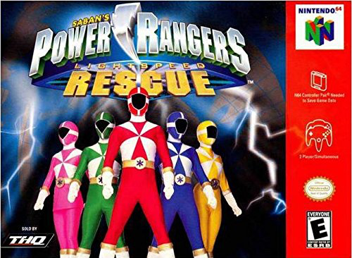 Power Rangers Rescue - Label Damage - N64 - Loose Video Games Nintendo   