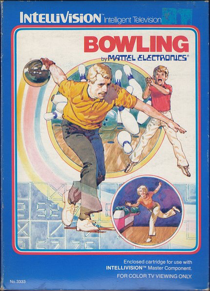 Bowling - Intellivision - Complete in Box Video Games Mattel   