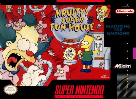 Krusty’s Super Fun House - SNES - Loose Video Games Nintendo   