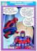 Marvel Universe 1990 - 156 - Spider-Man Presents - Magneto Vintage Trading Card Singles Impel   