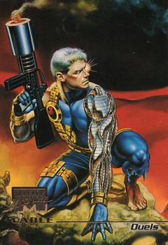 Marvel Masterpieces 1996 - 55 - Cable Vintage Trading Card Singles Heroic Goods and Games