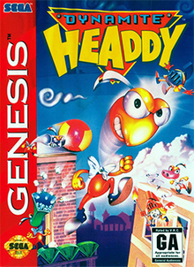 Dynamite Headdy - Genesis - Complete Video Games Sega   