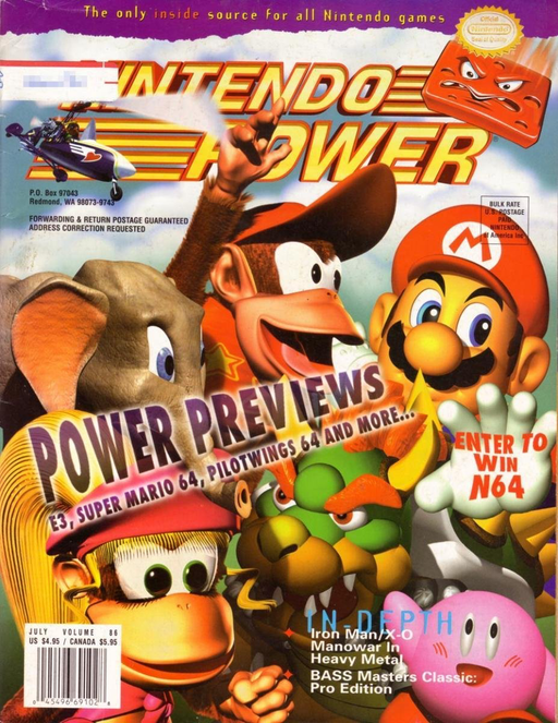 Nintendo Power - Issue 086 - Power Previews Odd Ends Nintendo   
