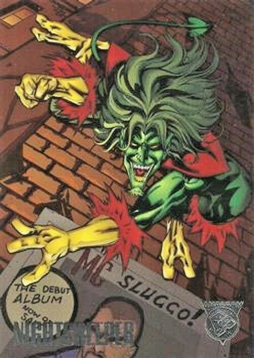 Marvel DC Amalgam 1996 - 24 - Nightcreeper Vintage Trading Card Singles Skybox