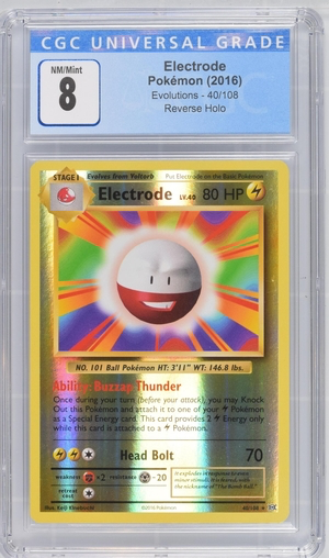 pokemon cards electrode Pokemon - Electrode - Evolutions 2016 Reverse Holo