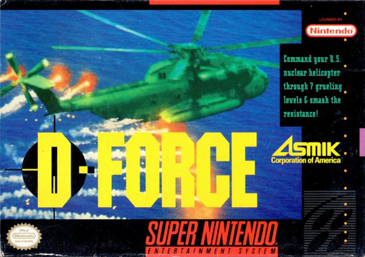 D-Force - SNES - Loose Video Games Nintendo   