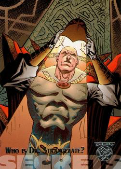 Marvel DC Amalgam 1996 - 49 - Who is Dr. Strangefate? Vintage Trading Card Singles Skybox