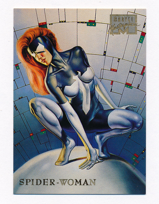 Marvel Masterpieces 1996 - 46 - Spider-Woman Vintage Trading Card Singles Heroic Goods and Games