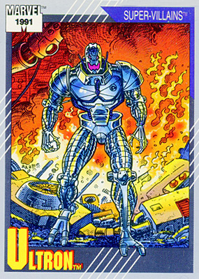 Marvel Universe 1991 - 084 - Ultron Vintage Trading Card Singles Impel
