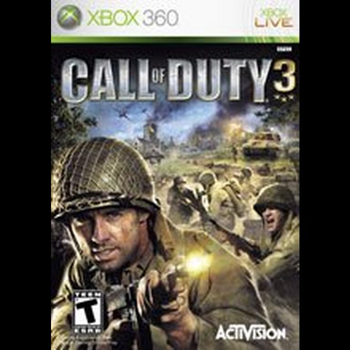 Call of Duty 3 - Xbox 360 - in Case Video Games Microsoft   