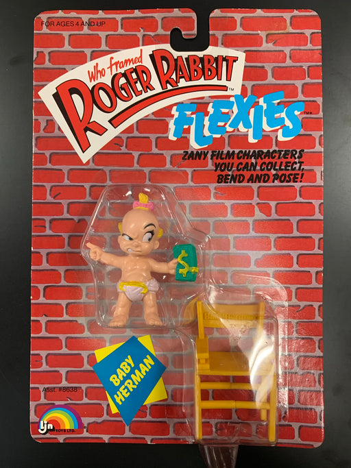 Roger Rabbit Flexies - Baby Herman Vintage Toy Heroic Goods and Games   