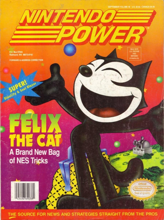 Nintendo Power - Issue 040 - Felix the Cat Odd Ends Nintendo   