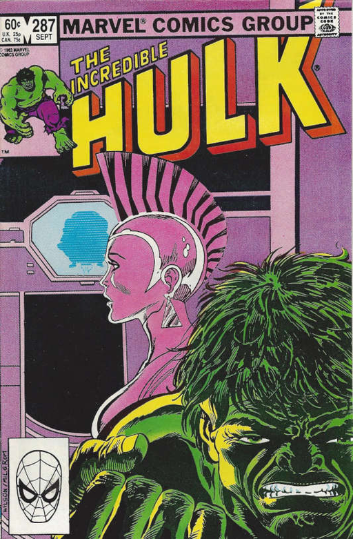 Incredible Hulk, Vol. 1 #287A Comics Marvel   