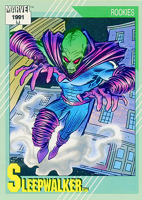 Marvel Universe 1991 - 146 - Sleepwalker Vintage Trading Card Singles Impel   