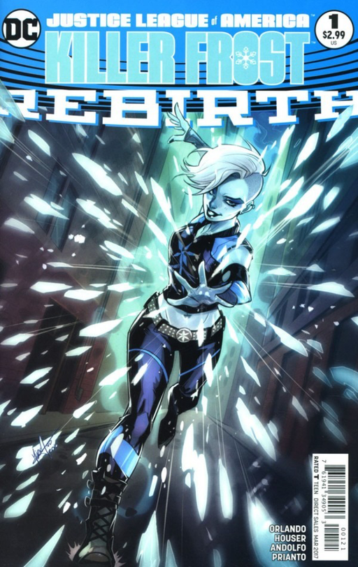 Justice League Of America: Killer Frost Rebirth #01B Variant Comics DC   