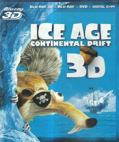 Ice Age: Continental Drift - Blu-Ray 3D Media Heroic Goods and Games   