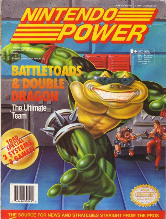 Nintendo Power - Issue 049 - Cover Printing Wear Odd Ends Nintendo   