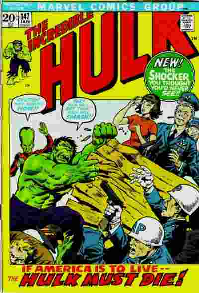 Incredible Hulk, Vol. 1 #147 Comics Marvel   